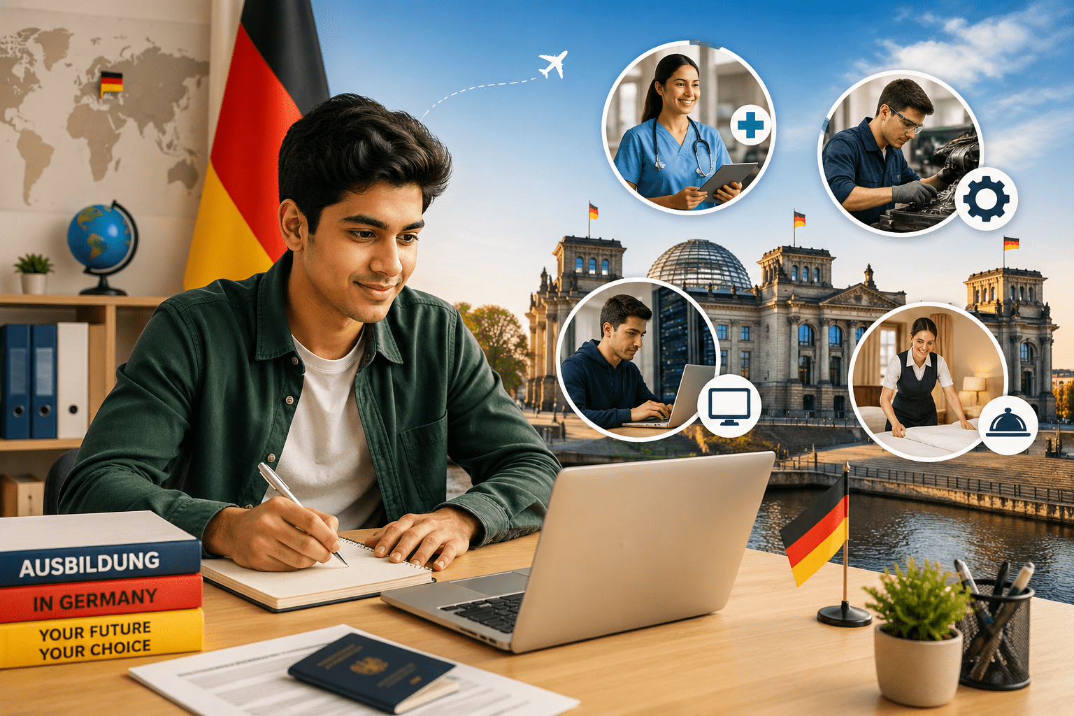 Ausbildung courses in Germany for Indian students from Delhi