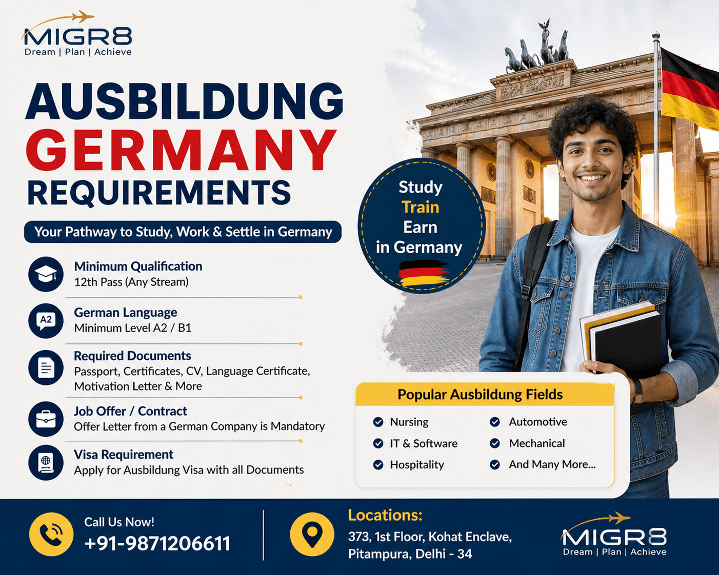 Ausbildung Germany requirements for Indian students guide with eligibility and process