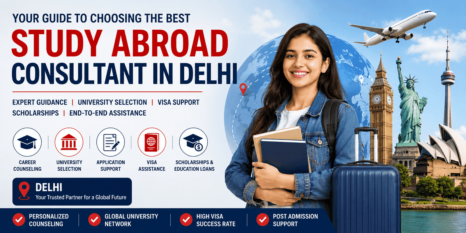 Study Abroad Consultant in Delhi