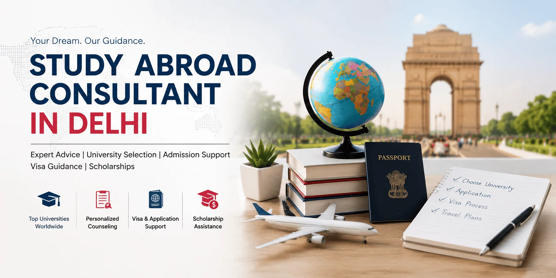 Study Abroad Consultant in Delhi: A Complete Guide to Choosing the Right Overseas Education Partner